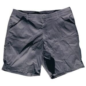 Kuhl Shorts Men's sz 38 Grey Cargo Performance hiking